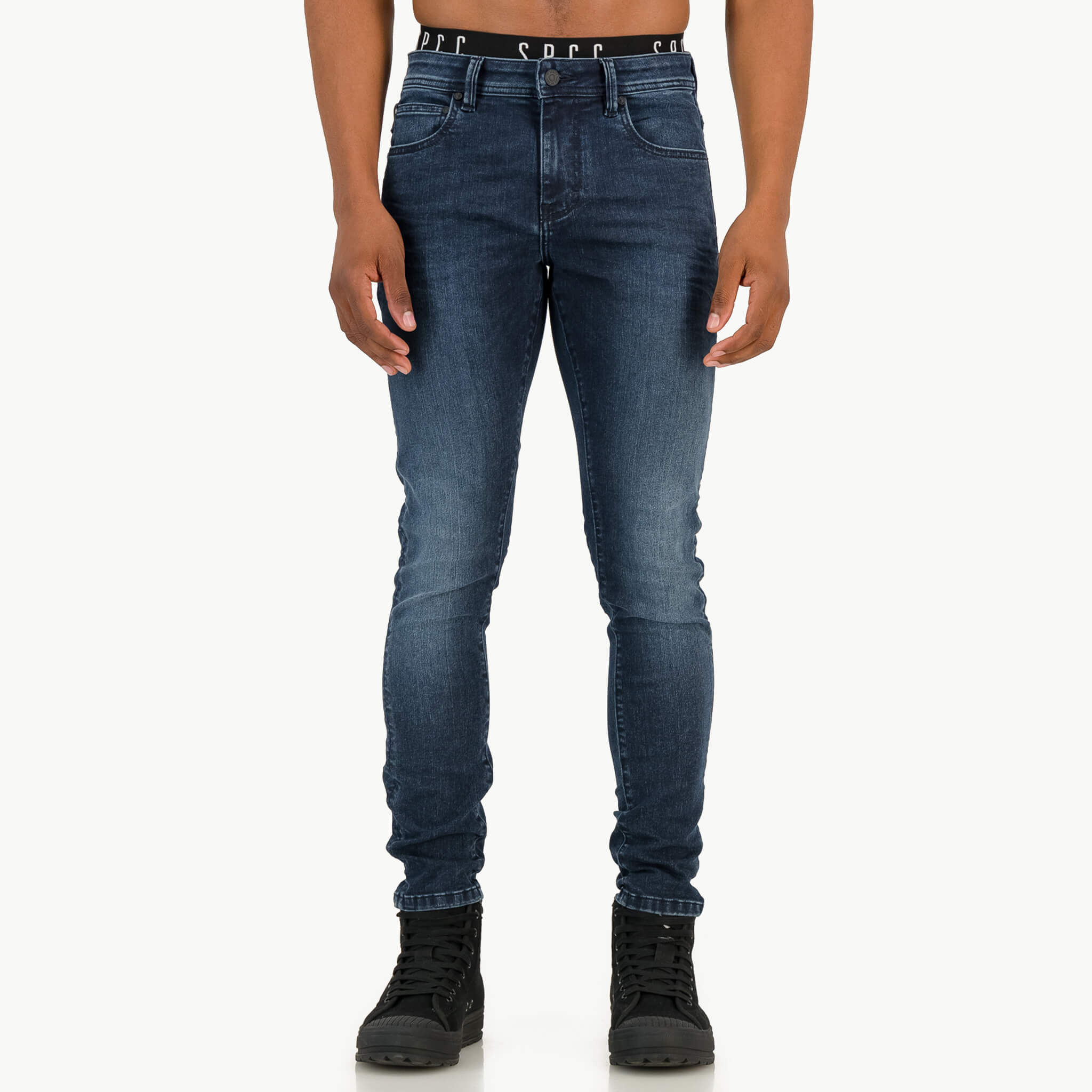 Mid Blue Jeans (Skinny Fit)