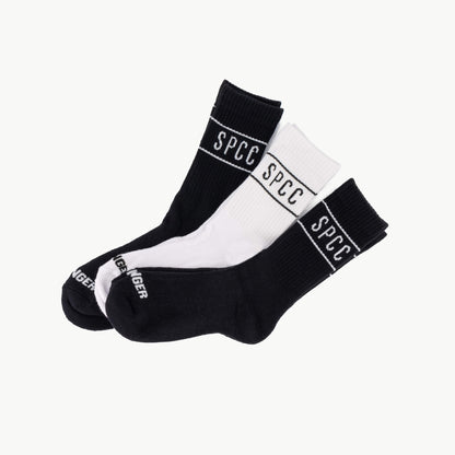 Declen Socks  - Black/White