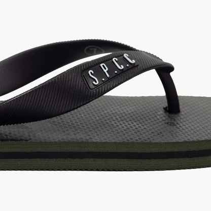 Fisk Flip Flops  - Dark Fatigue