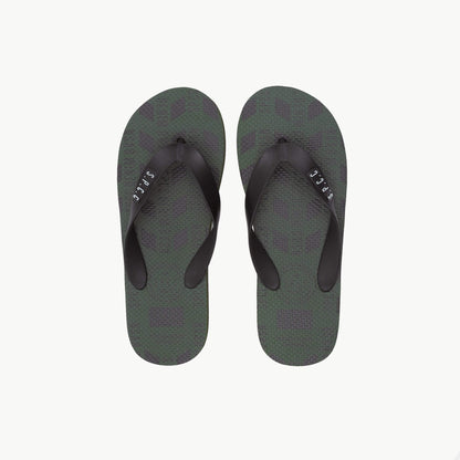 Fisk Flip Flops  - Dark Fatigue