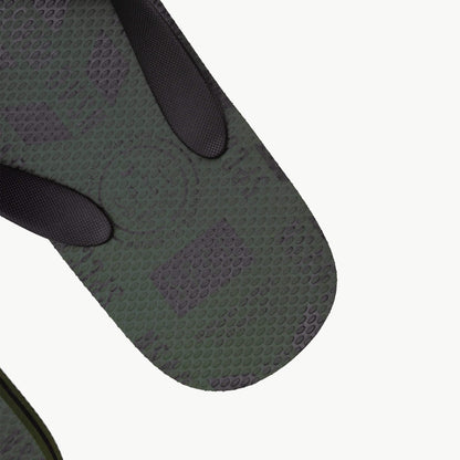 Fisk Flip Flops  - Dark Fatigue