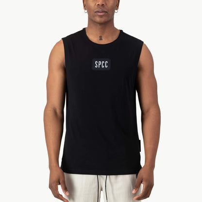 Brabin Sleeveless Tee  - Black