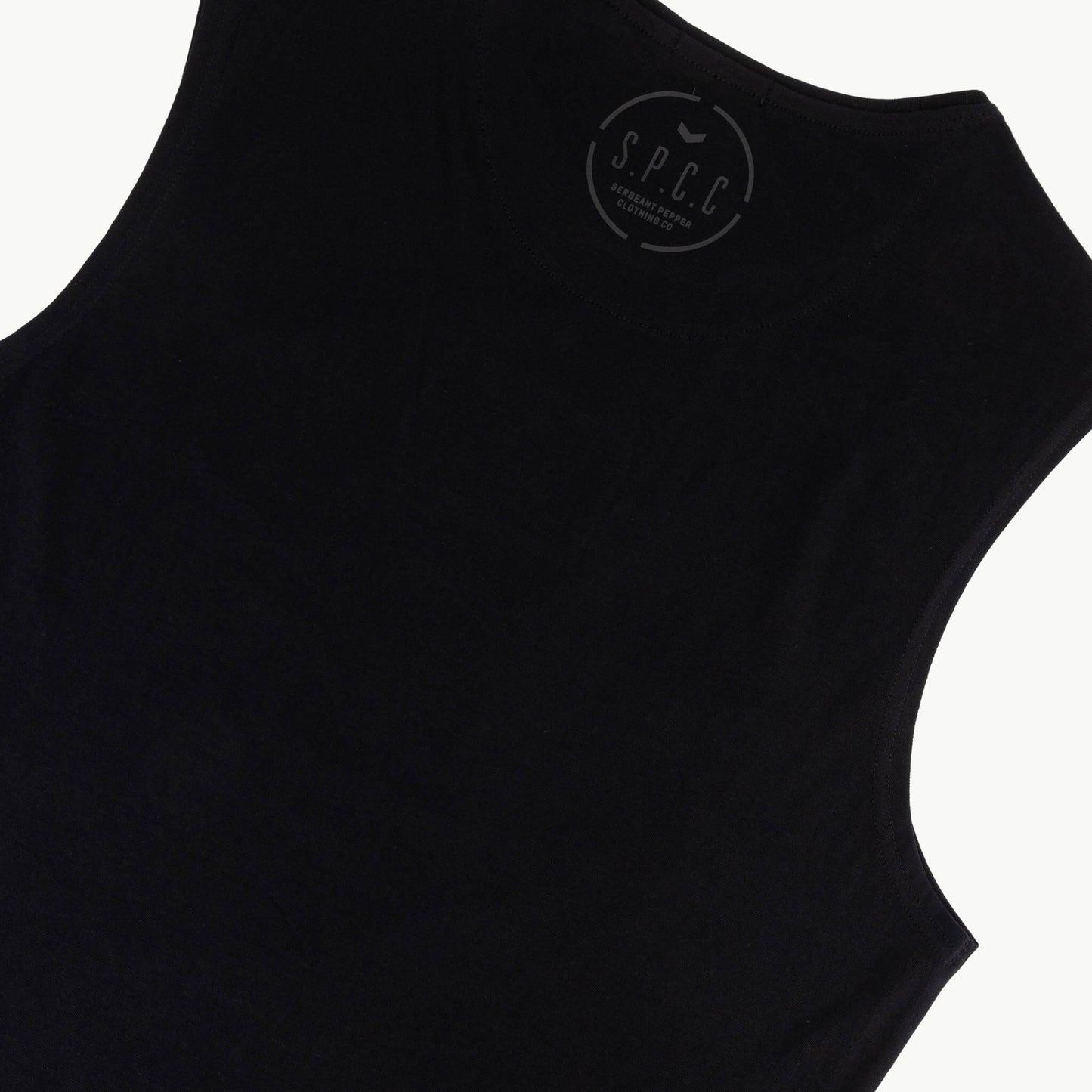 Brabin Sleeveless Tee  - Black