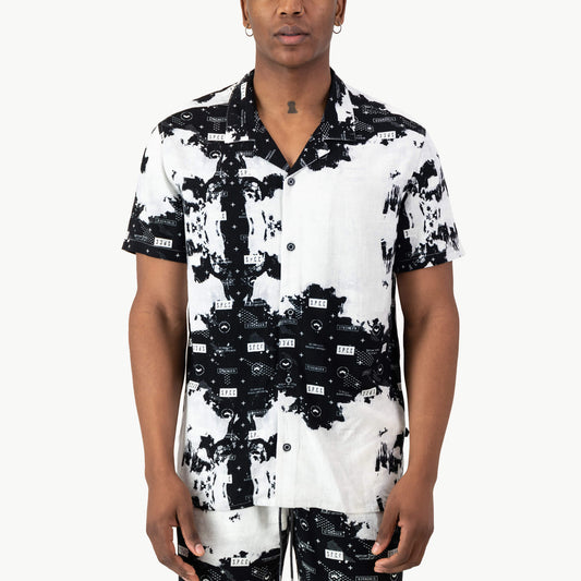 Crozier Shirt  - Black/White