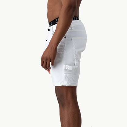 Mahura Woven Short  - White