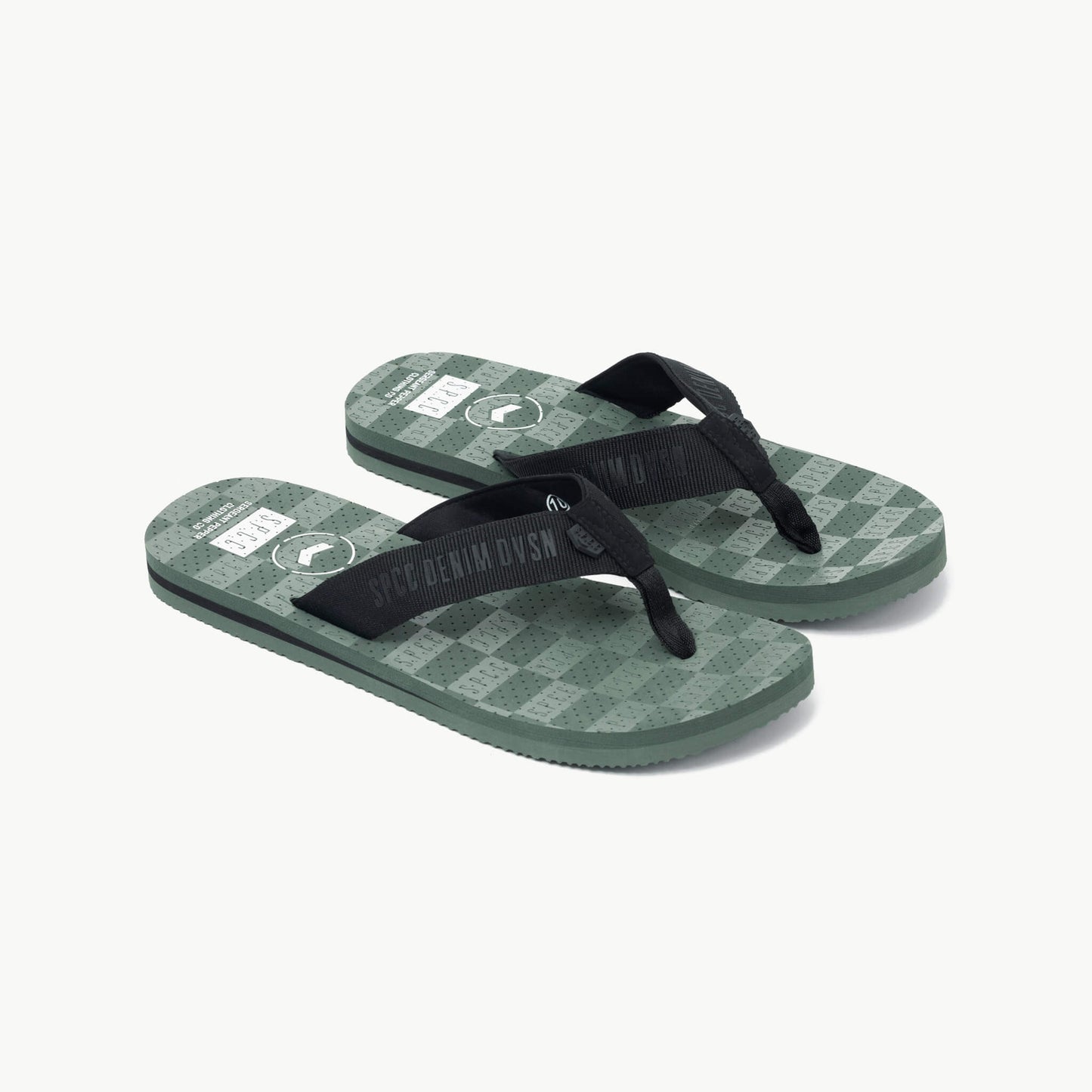 Lauder Flip Flops  - Dark Fatigue