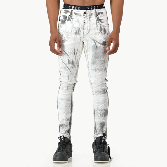 Fracture Jeans  - White