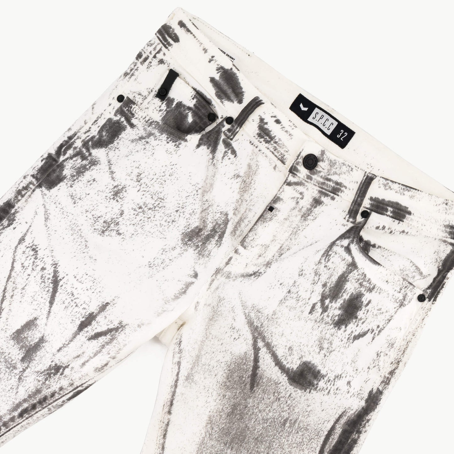 Fracture Jeans  - White