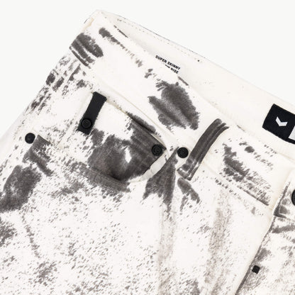 Fracture Jeans  - White