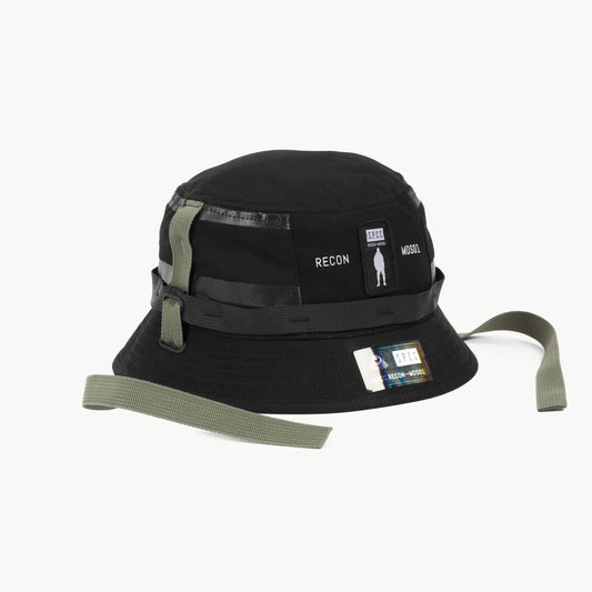 Recon Garrison Bucket Hat  - Black